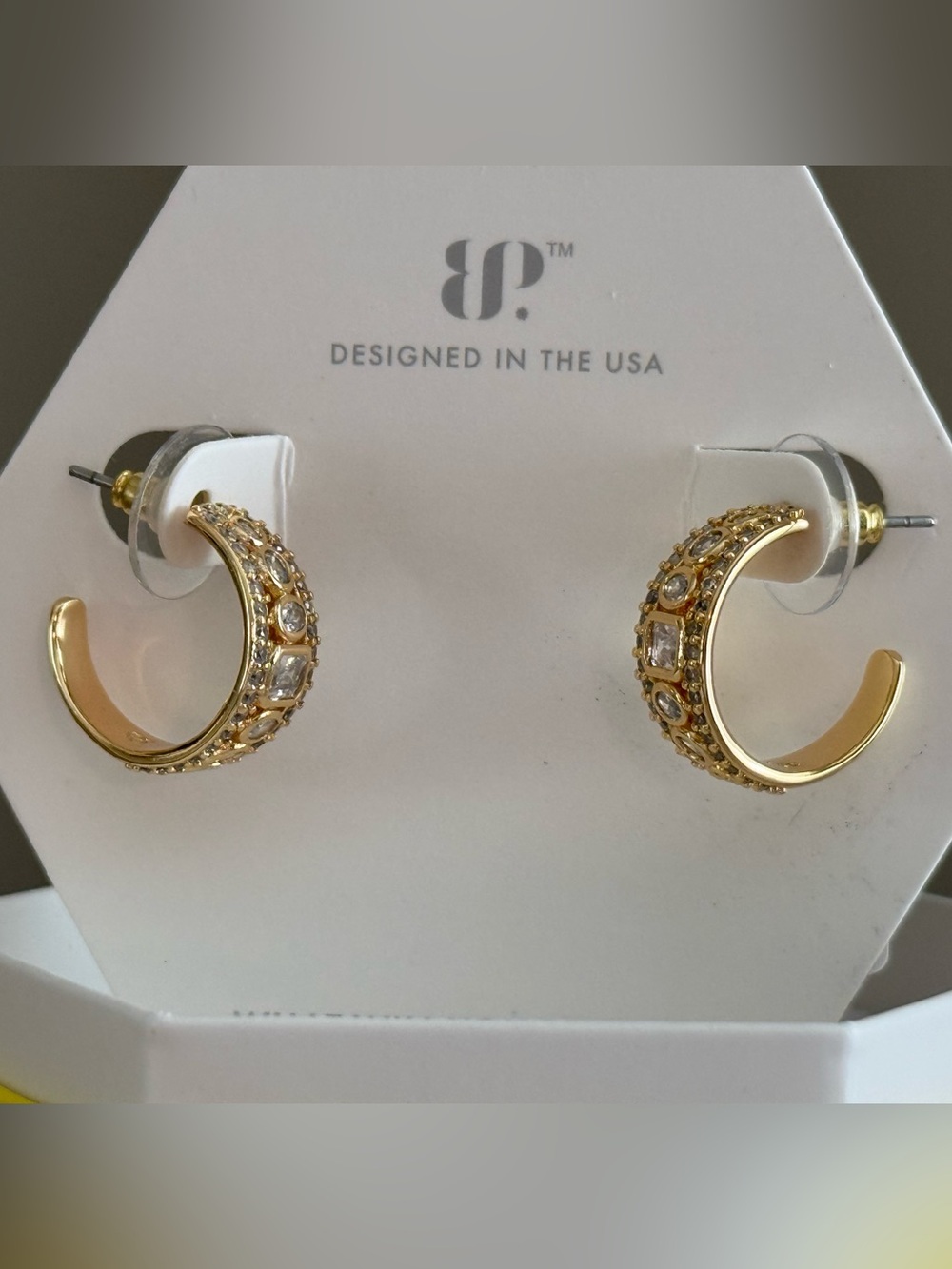 Bomb Party OG Earrings “The Vibe Hoop” Brand New! #79
